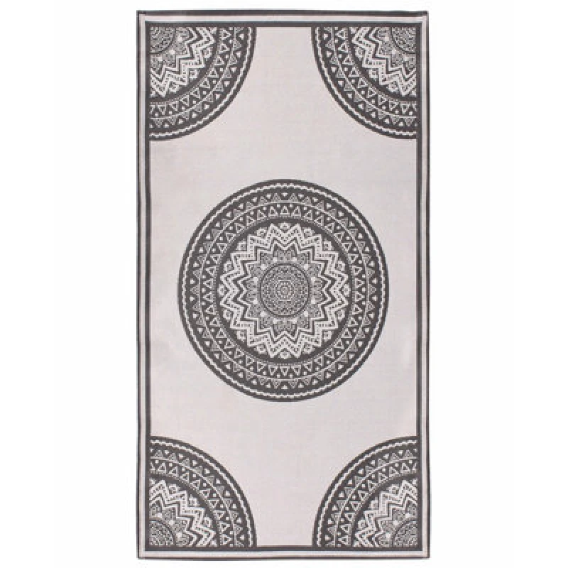 Image of Beliani Outdoor Rug Nellore Grey 80 X 150 Cm