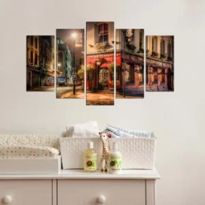 Image of 5MX-82 Multicolor Decorative MDF Painting (5 Pieces)