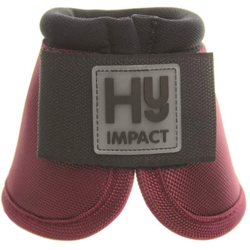 Image of Hyimpact Pro Over Reach Boots (One Pair) Burgundy (S)