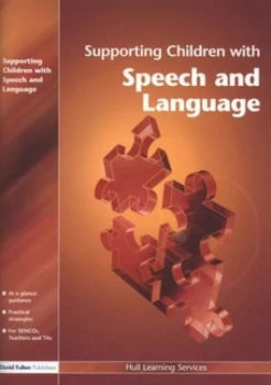 Image of Supporting Children with Speech and Language Difficulties by Hull City Council Book