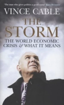 Image of The Storm by Vince Cable Hardback