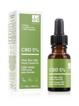 image of Dr Botanicals Dr Botanicals Apothecary Clear Skin Youth Cbd Facial Oil 15Ml