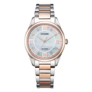 image of Citizen Arezzo Ladies Two Tone Bracelet Watch