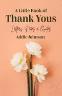 Image of little book of thank yous letters notes and quotes