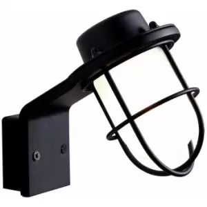 image of Nordlux Marina Bathroom Wall Lamp Black, G9