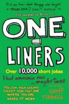 Image of The Mammoth Book of One-Liners by Geoff Tibballs Paperback