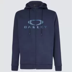 image of Oakley Bark Zip Hoodie - Blue