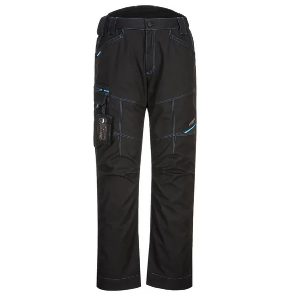 image of Portwest WX3 Service Trousers with ID Holder T711BKR28 Colour: Black