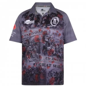 Image of Samurai Army Rugby Union Replica Shirt Mens - Grey