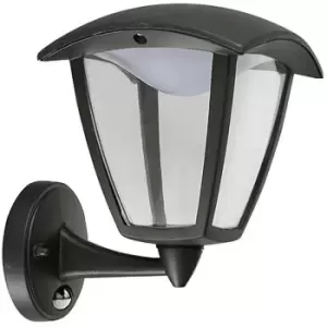 Image of Luceco - LED Coach Lantern With pir - Black