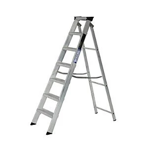 Youngman Industrial 7 Tread Builders Aluminium Stepladder