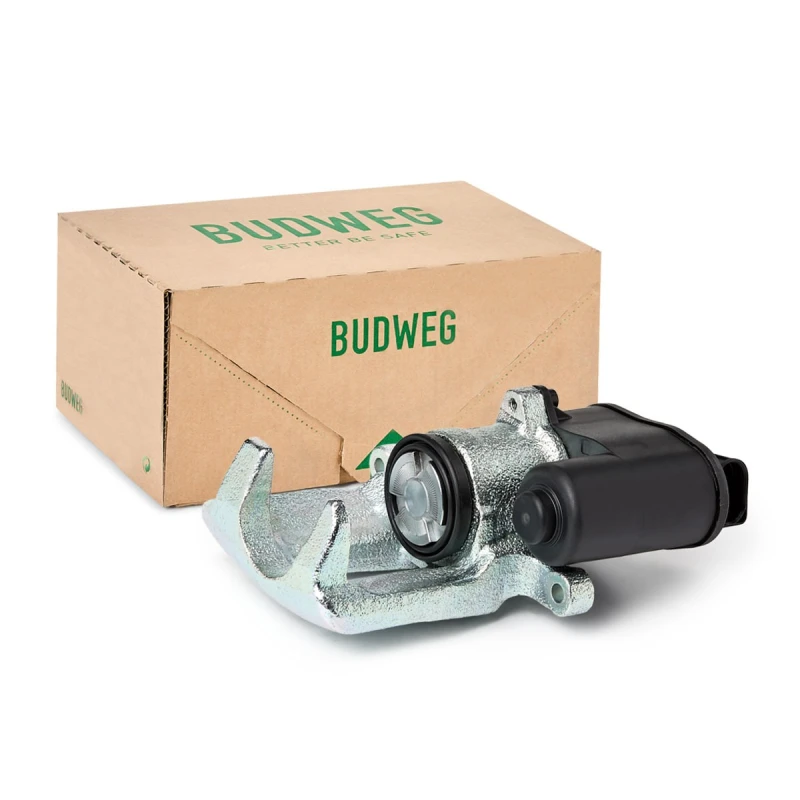 Image of BUDWEG CALIPER 344278 Brake caliper Rear Axle Left, with electric motor Brake Caliper (78)