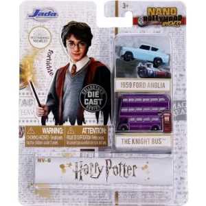 image of Jada Diecast Harry Potter Nano Hollywood Rides 2 Vehicle Set