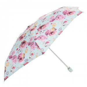 Image of Fulton Fulton Tiny Roses Umbrella - MINT PnkFlor