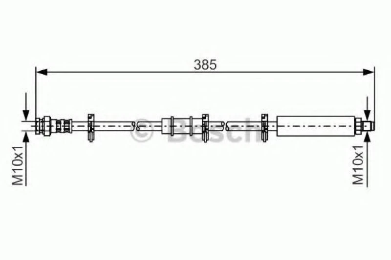 Image of Brake hose Bosch 1 987 476 548