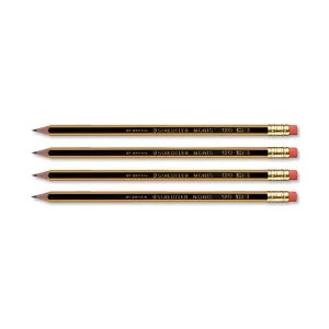 image of Staedtler Noris 120 HB Cedar Wood Pencil with Eraser Pack of 12 Pencils