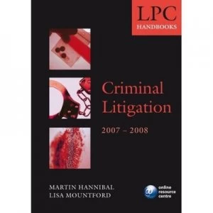 Image of Criminal Litigation Handbook by Martin Hannibal Paperback