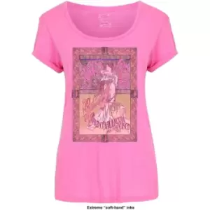 image of Janis Joplin - Avalon Ballroom '67 Ladies XX-Large T-Shirt - Pink