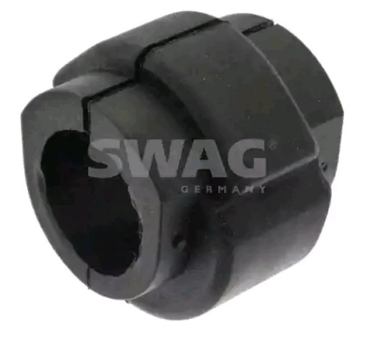 Image of SWAG 30 10 0443 Stabilizer Bushes Front Axle, Rubber Rubber Anti-roll Bar Bush Kit (1334)