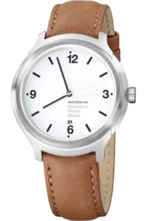 Mens Mondaine Helvetica No1 Watch MH1B1210LG