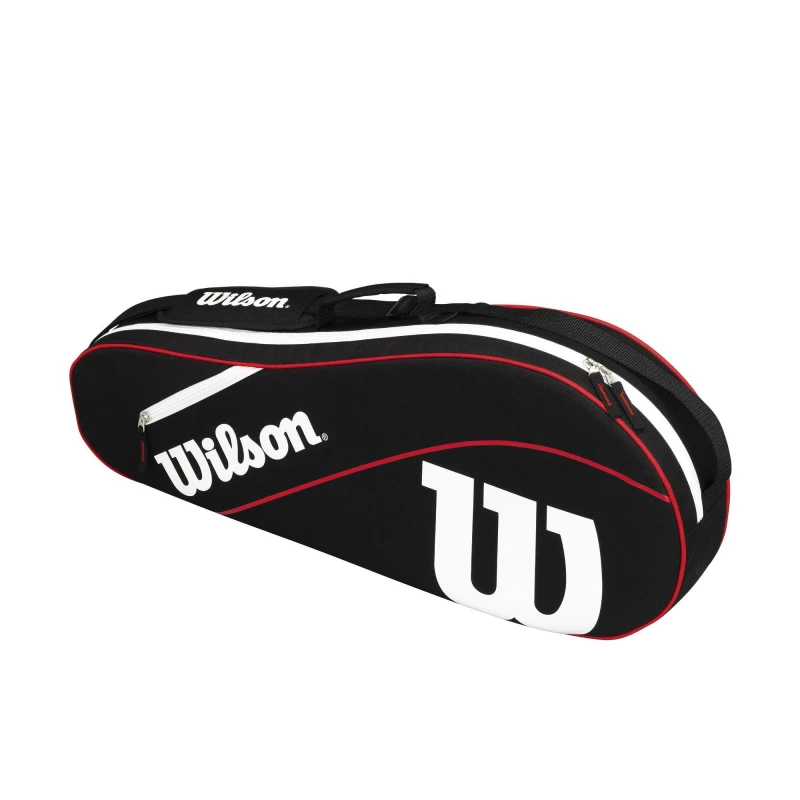 Image of Wilson Advantage III Triple Racket Bag Tennis Racket Bags One Size Black 74613044000
