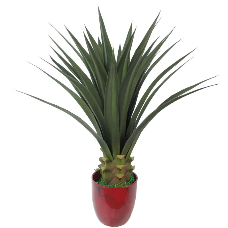 Image of Leaf Large 3ft Artificial Yukka Plant - Leaf Design Tropical Plants - High Quality