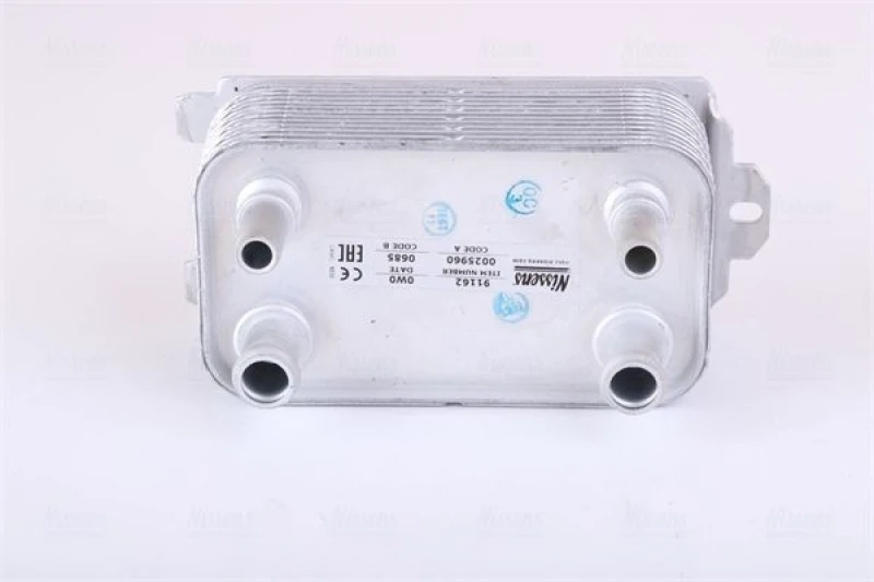 Image of NISSENS 91162 Oil Cooler, automatic transmission without gaskets/seals Aluminium Oil Cooler,automatic transmission (1047)