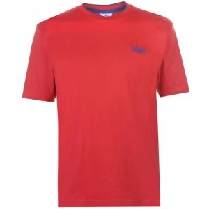 Image of Lonsdale Tipped Tee Mens - True Red