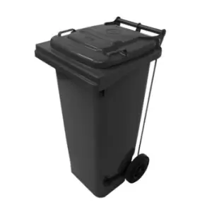 Image of Slingsby Pedal Operated Wheelie Bins, 80L Grey