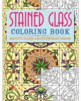 Image of Stained Glass Colouring Book by Arcturus Publishing Book