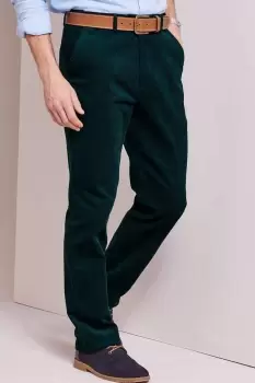 Image of Flat Front Cord Trousers 27" (68.5cm) inside leg