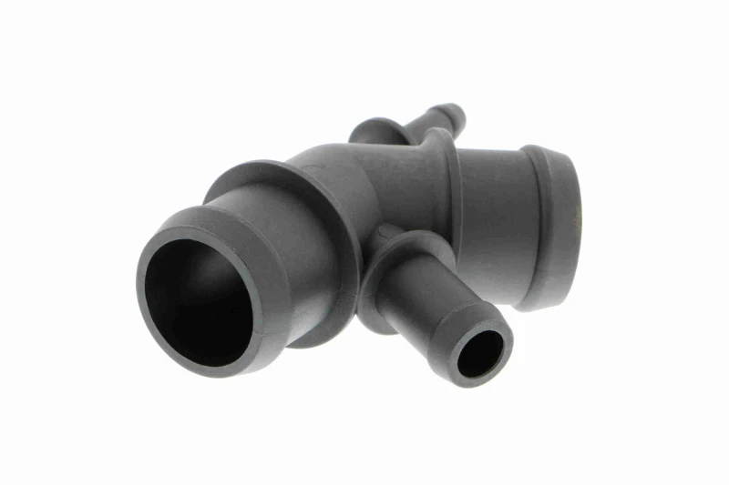 Image of VAICO V10-8194 Coolant Flange Plastic, Original VAICO Quality Plastic Coolant Flange (3219)