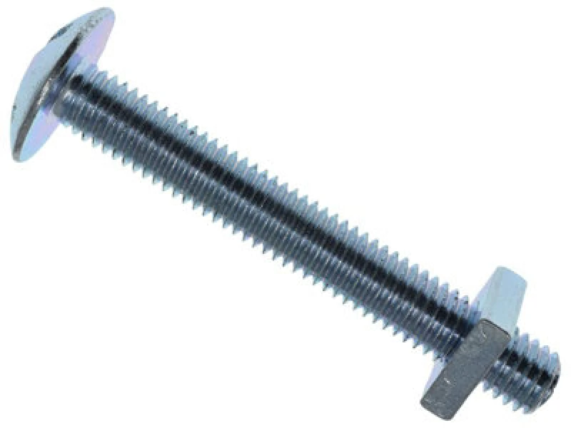 Image of Metalmate Memrbn0850 Roofing Bolt & Nut Zp M8 X 50mm (Box 25) Memrbn0850