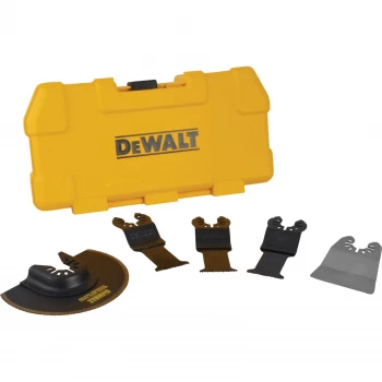 Image of DEWALT 5 Piece Oscillating Multi Tool Blade Set