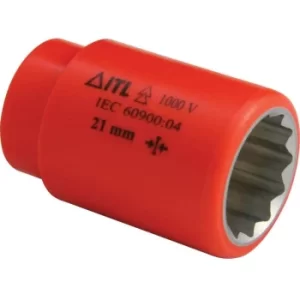 image of ITL Insulated Tools Ltd 01380 13MMX1/2" Dv Totally Insulated Socket