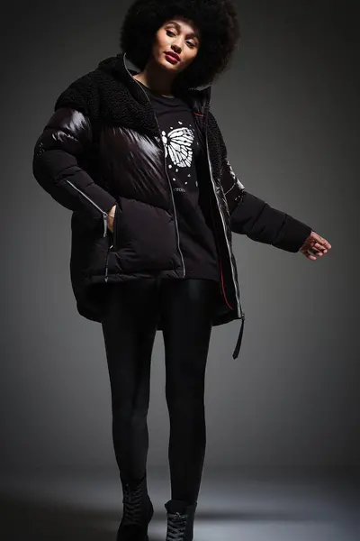 Image of Regatta Christian Lacroix - 'Sete Shorter Baffled' Jacket Black