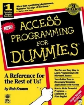Image of Access Programming for Dummies by Rob Krumm Book
