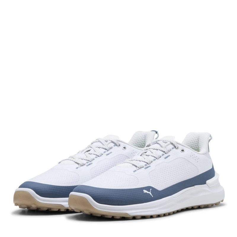 Image of Puma Mens IGNITE Elevate X Spikeless Golf Shoes White-Dark Indi male 11 (46)