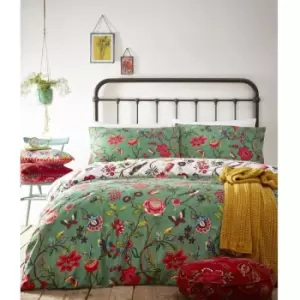 image of Creative Cloth Pomelo Duvet Cover Set (Super King) (Verdi) - Verdi