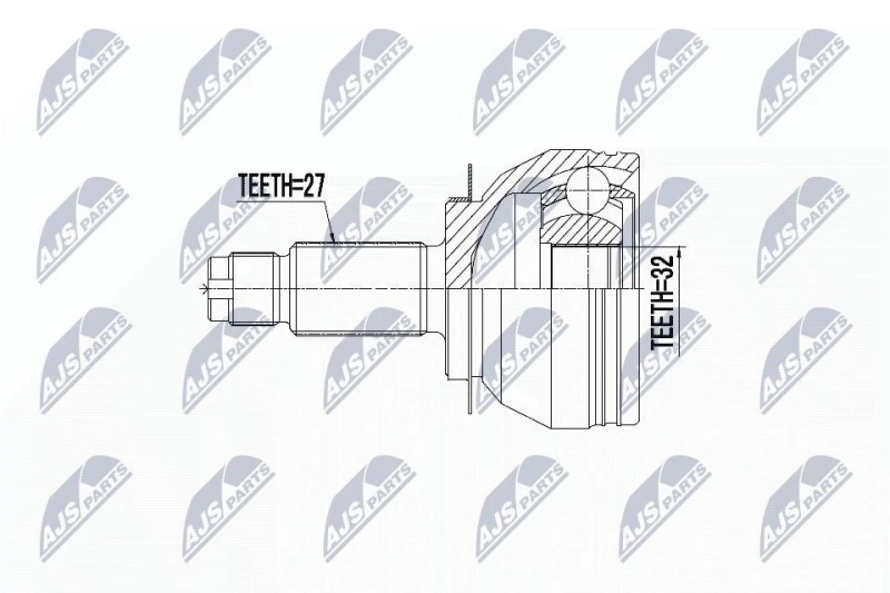 Image of NTY CV joint kit NTY NPZ-SB-026