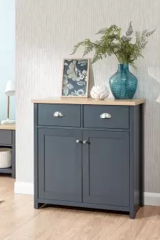 Image of Lancaster 2 Drawer Sideboard - Blue - Particle Board