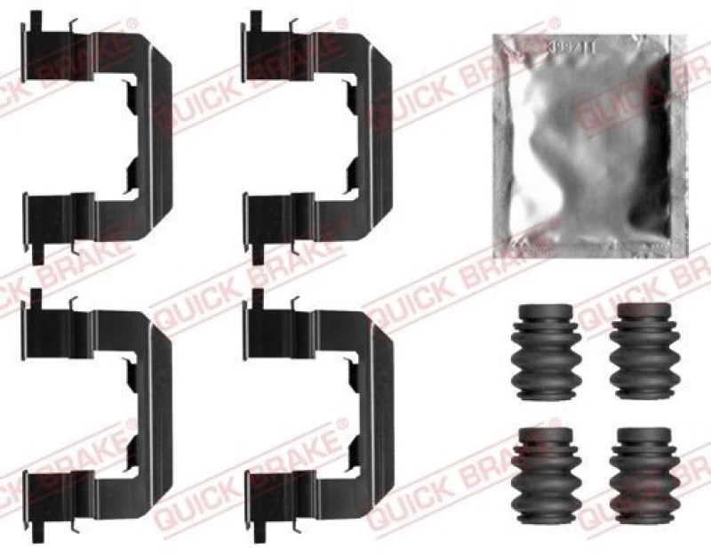 Image of QUICK BRAKE Brake pad fitting kit QUICK BRAKE 109-0019