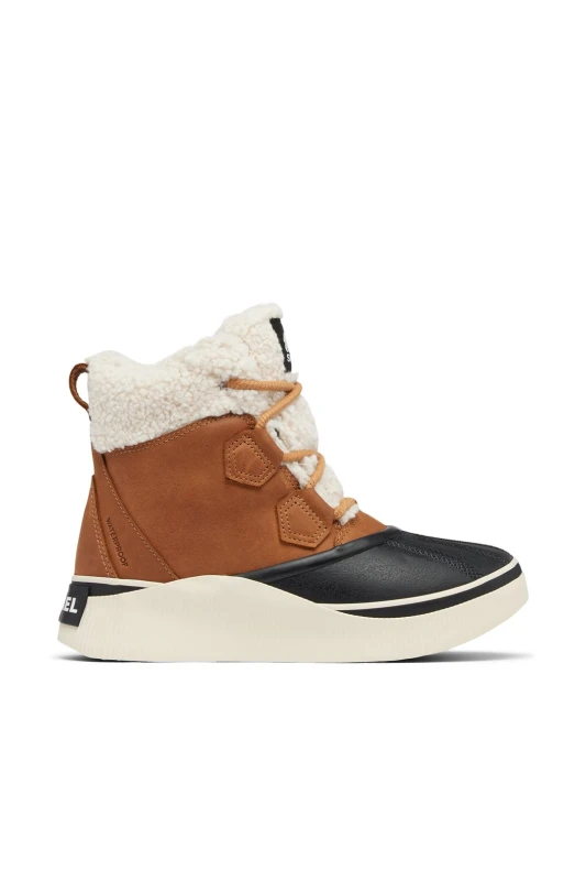 Image of Sorel Womens Out N About IV Chillz WP Waterproof Ankle Boots Brown Black - UK 6 Brown female ES3864TAF6
