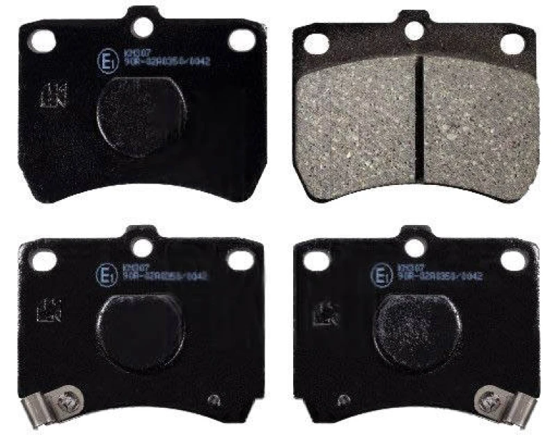 Image of Blue PRINT ADM54221 Brake pad set Front Axle, with acoustic wear warning Brake Pad Set,disc brake (402)