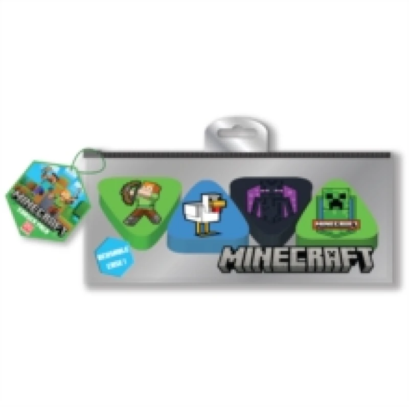 Image of Minecraft (Icons) Eraser Set General merchandise