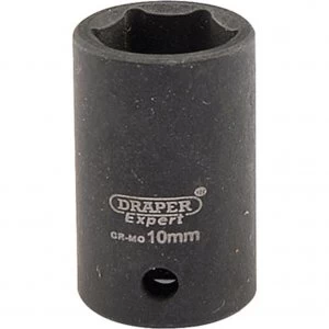 Image of Draper Expert 1/4" Drive Hi Torq Hexagon Impact Socket Metric 1/4" 10mm