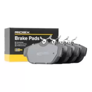 Image of RIDEX Brake pad set VOLVO 402B0422 271349,2713493,271737 2717379,271979,31261183,31302996,3516916