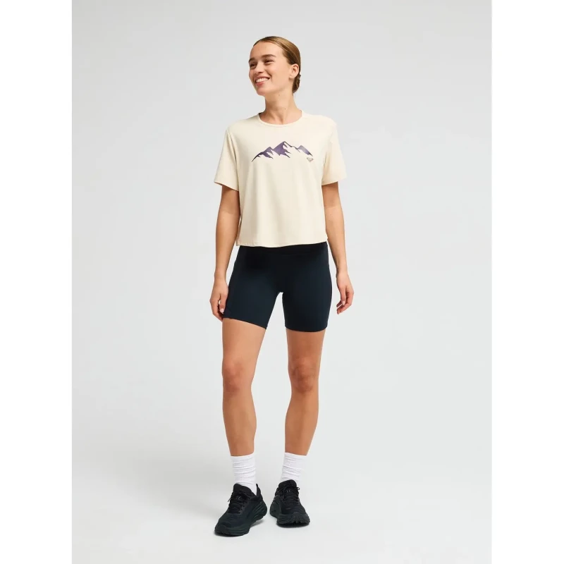 Image of Roxy Womens short T-Shirt Roxy Boundless Spirit Beige Female L