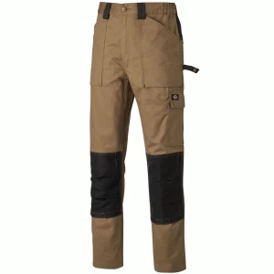 Image of Dickies Mens Grafter Duo Tone 290 Trousers Khaki / Black 32" 31"