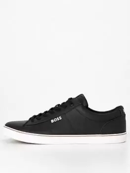 Image of BOSS Jodie Tennis Trainers - Black, Size 10, Men